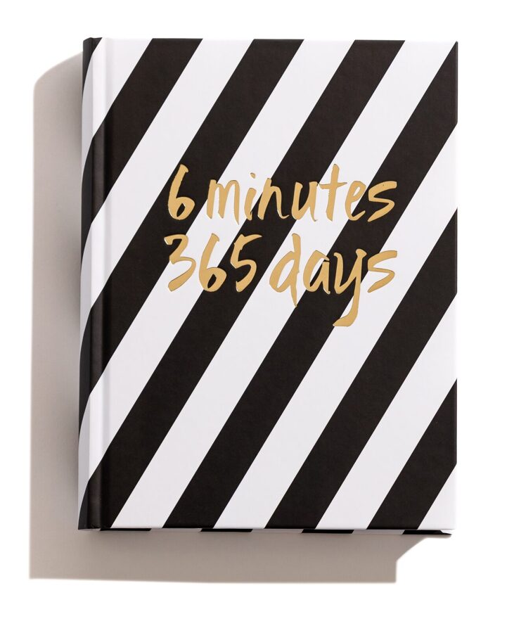 Užduočių knyga - dienoraštis savęs pažinimui  „6 minutės 365 dienos“ (3 viršelių pasirinkimai)